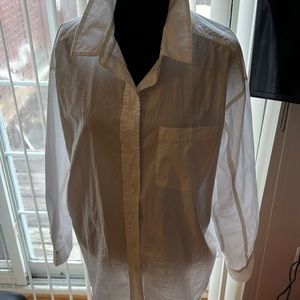 Brand new Pilcro Anthropology white cotton t-shirt , 100 % cotton